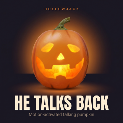 Hollowjack Animated Talking Pumpkin