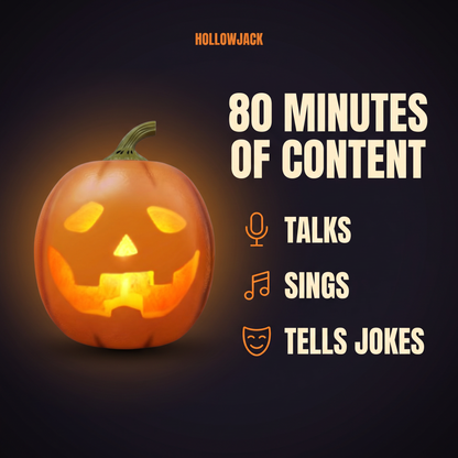 Hollowjack Animated Talking Pumpkin
