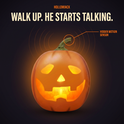 Hollowjack Animated Talking Pumpkin
